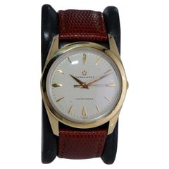 Eterna Matic Yellow Gold Filled Art Deco with Original Dial from 1950's