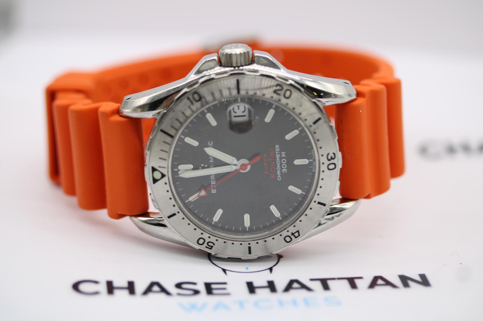 Eterna Super Kontiki 1576.41  39mm  Set completo da collezione  2000  Non lucidato in vendita 6