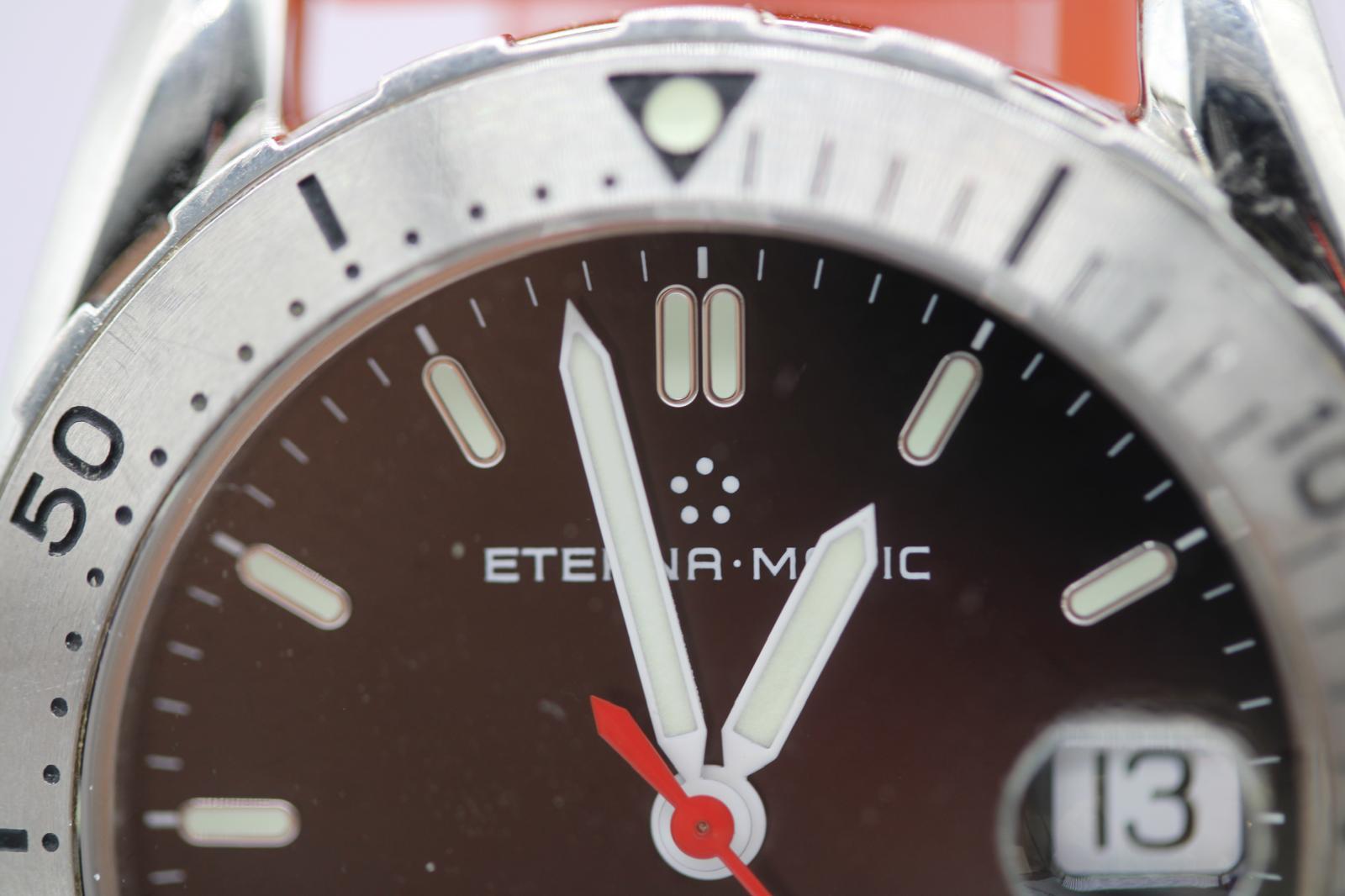 Eterna Super Kontiki 1576.41  39mm  Set completo da collezione  2000  Non lucidato in vendita 15