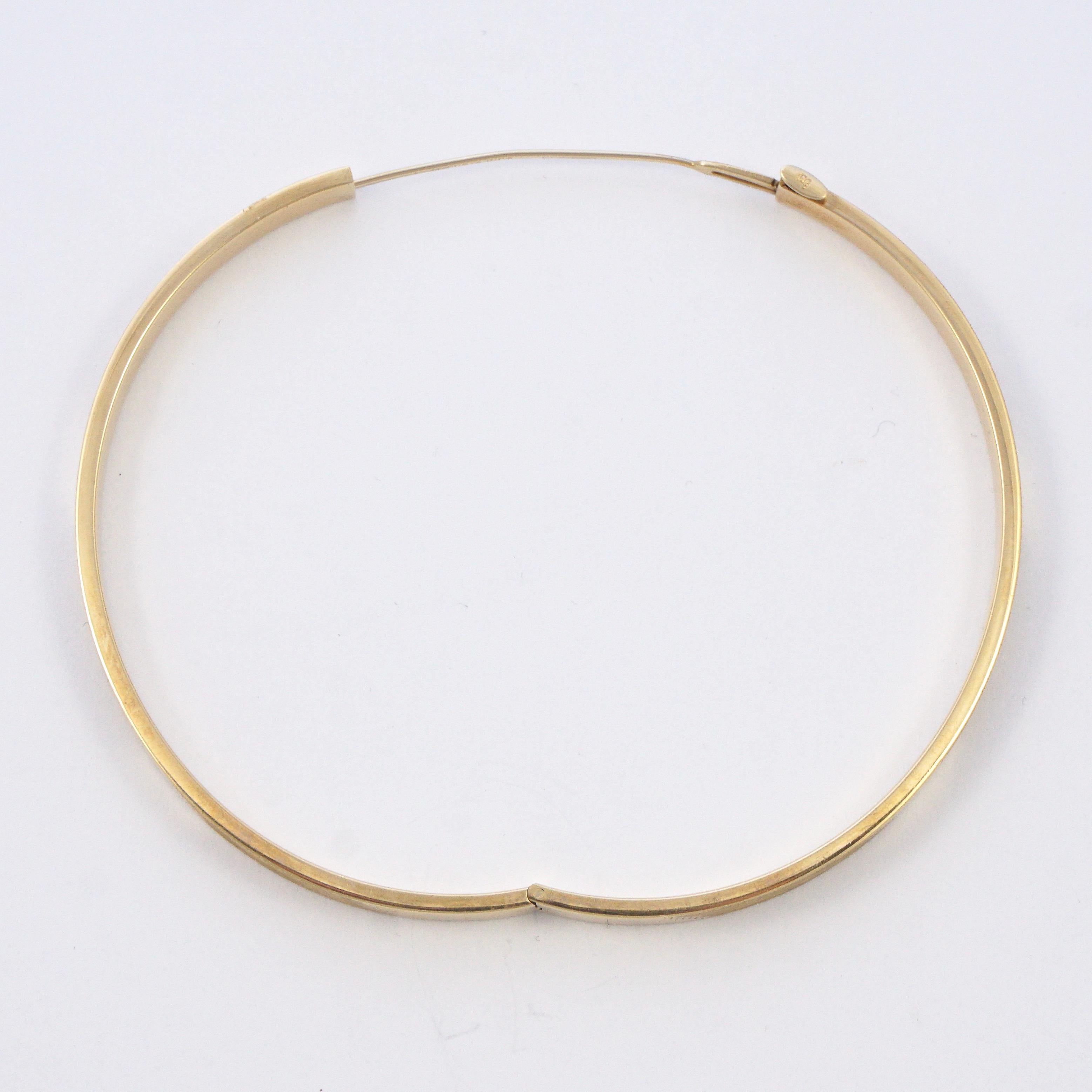 da uomo o donna Bangle EternaGold in oro 14 carati con design a foglie, A. Costa in vendita