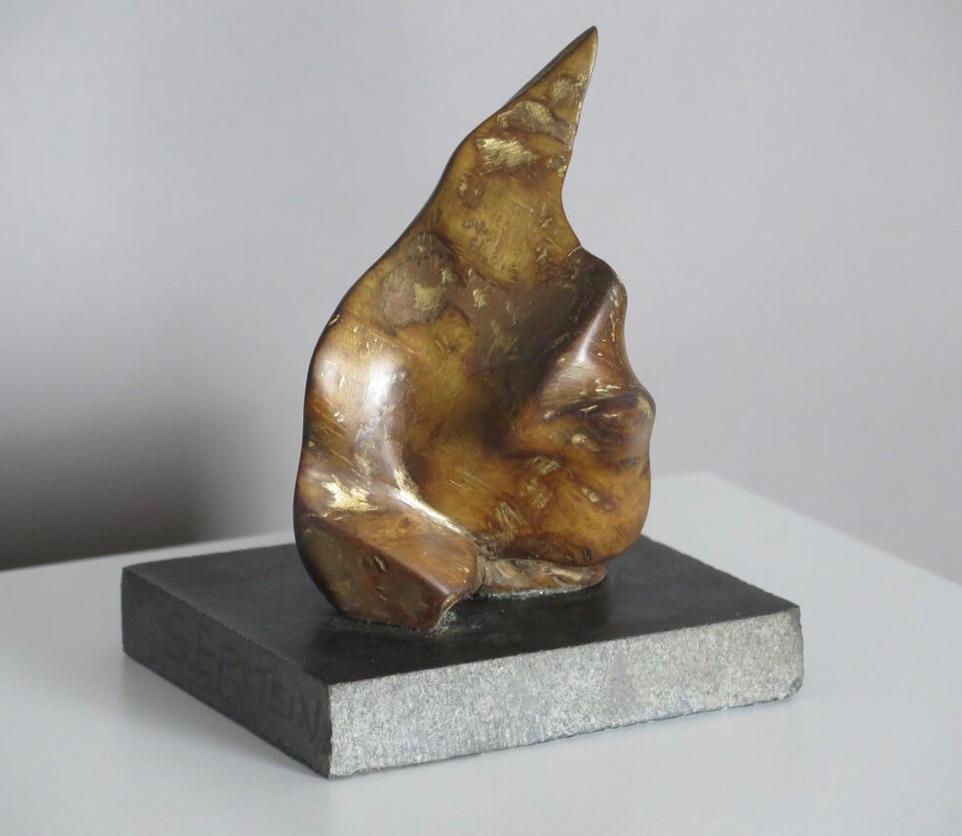 Granite Eternal Flame Sculpture For Sale