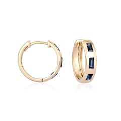 Eternal Gemstone 14K Gelbgold Huggies Ohrringe