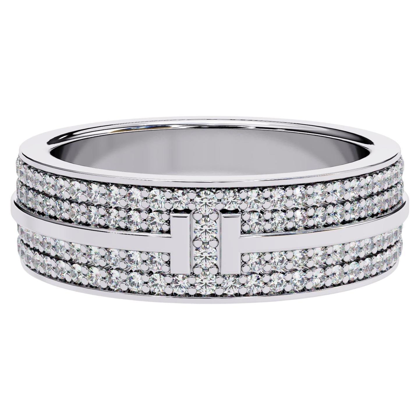 Bracelet Grace éternel en or blanc 14 carats