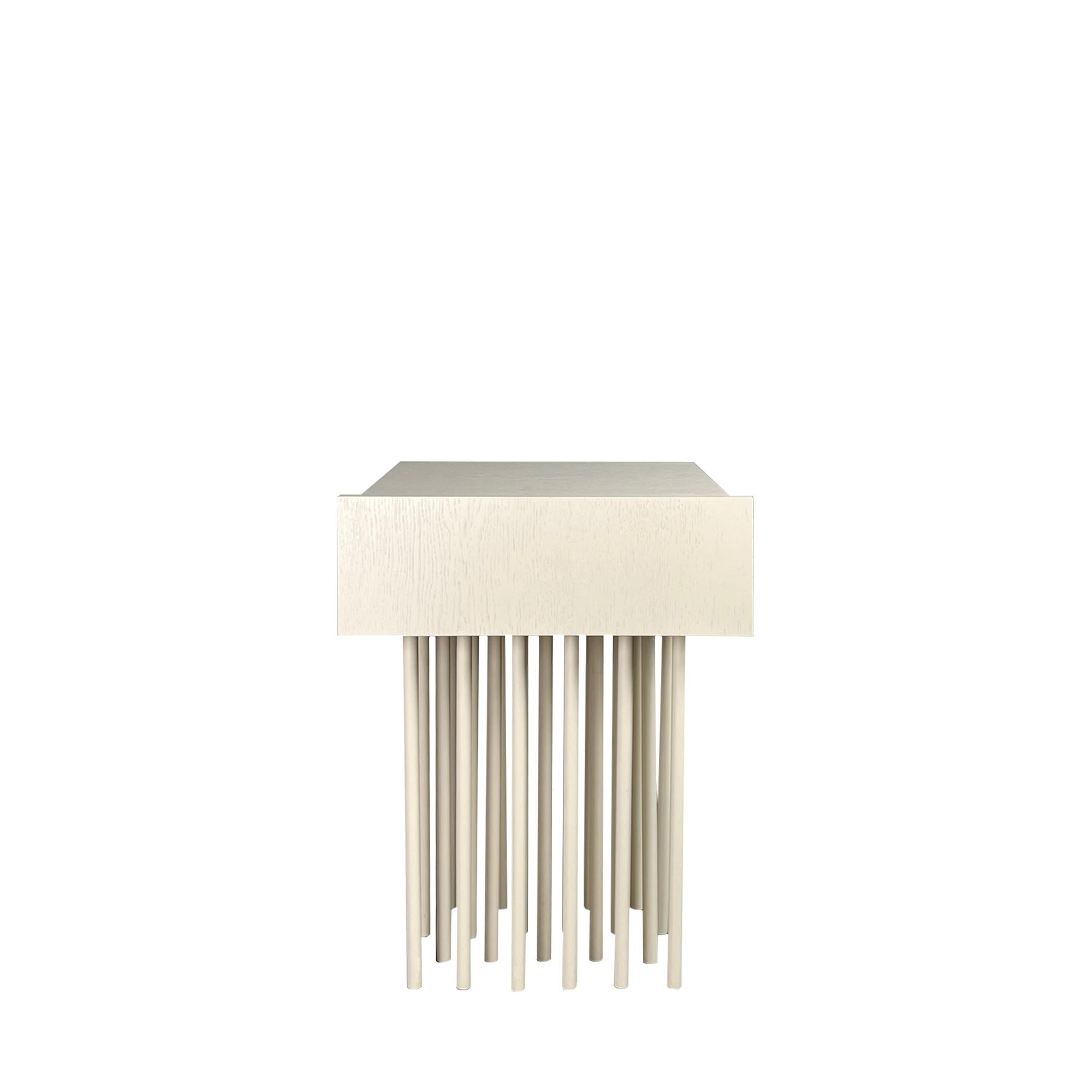 Eternal Graphite Pattern of Water Nightstand by Majbele In New Condition For Sale In Geneve, CH