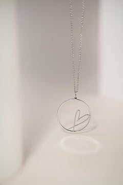 Eternal LOVE necklace - 14K White Gold