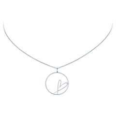 Eternal LOVE necklace - 14K White Gold