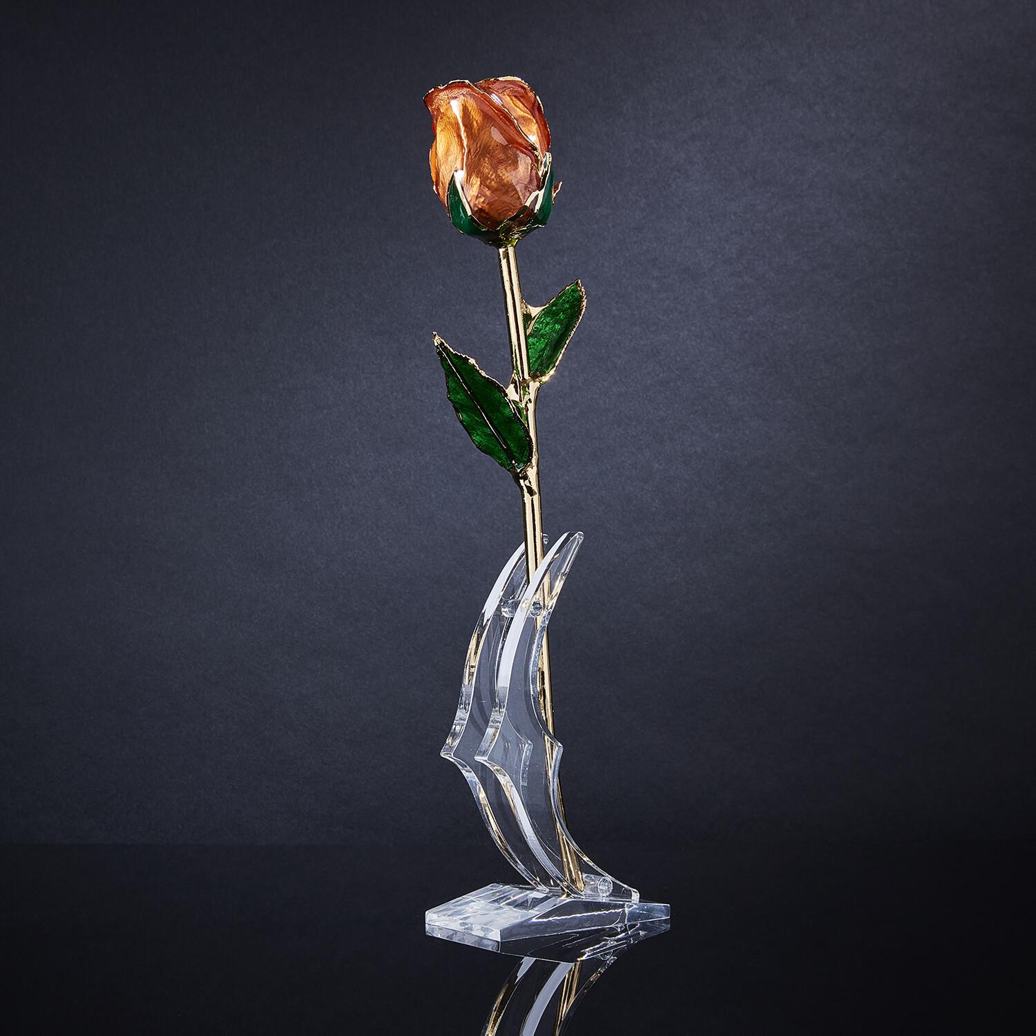 single rose stand