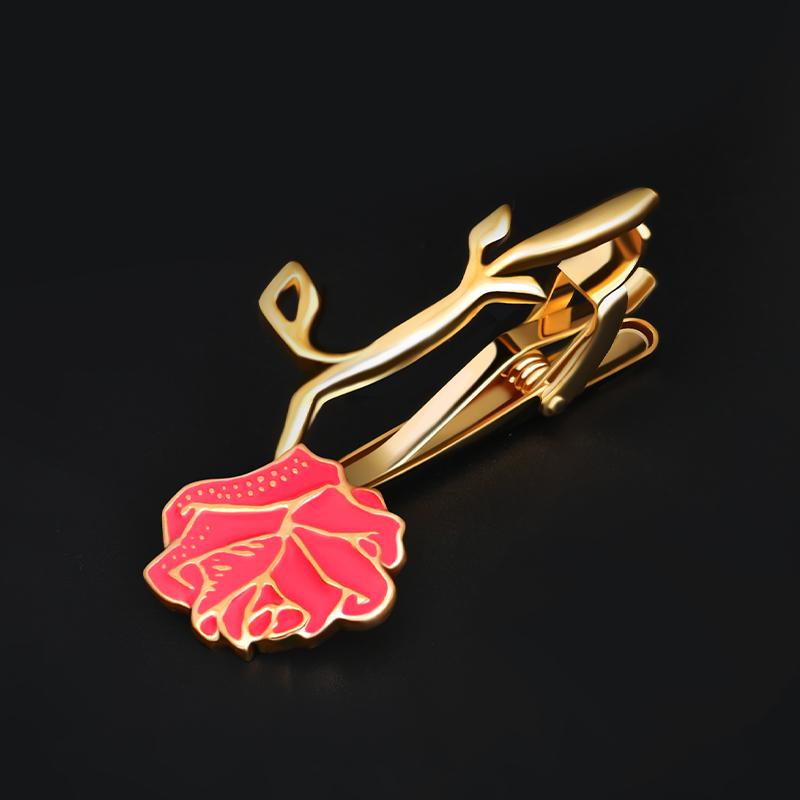 Sweet and sophisticated, our Pink Perfection Eternal Tie Clip is sure to make your loved one smile. Captivating shades of pink with gold-trimmed petals spread joy and happiness to everyone in sight. This one-of-a-kind work of art is a thoughtful