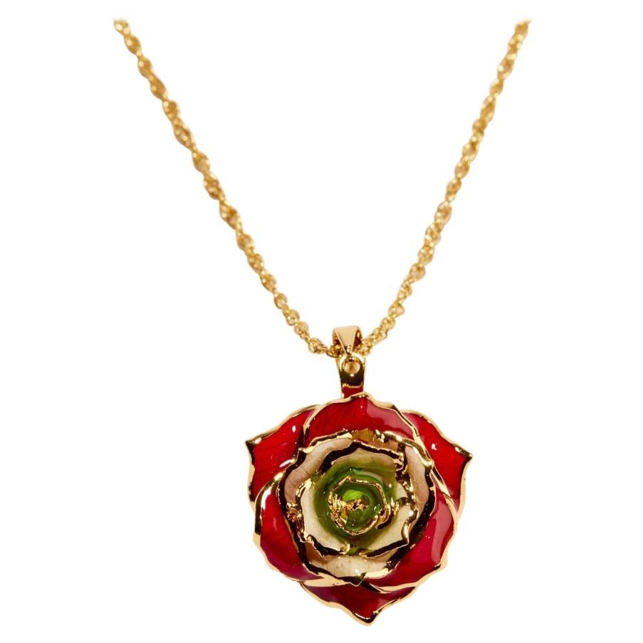 Eternal Rose Revolutionary Rose of Lebanon, Gold-Dipped Real Rose, 24k Gold For Sale