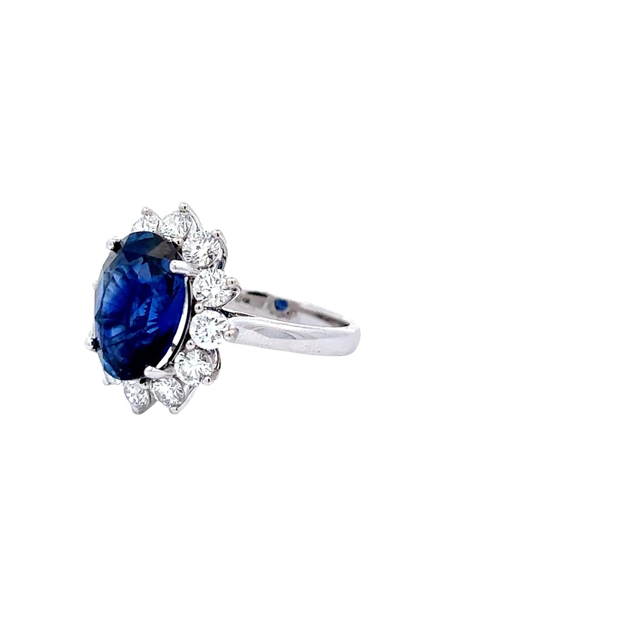 Scintillio eterno: zaffiro e diamante In condizioni Nuovo in vendita a Great Neck Plaza, NY