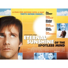 "Eternal Sunshine of the Spotless Mind" 2004 British Quad Film Poster