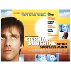 "Eternal Sunshine of the Spotless Mind" 2004 British Quad Film Poster