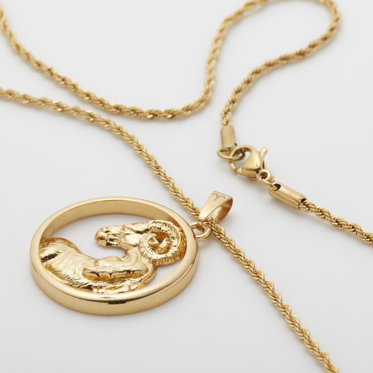 libra gold necklace