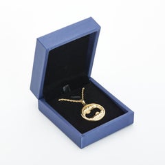 Eternally Pisces, Pendant Necklace Dipped in 24k Gold