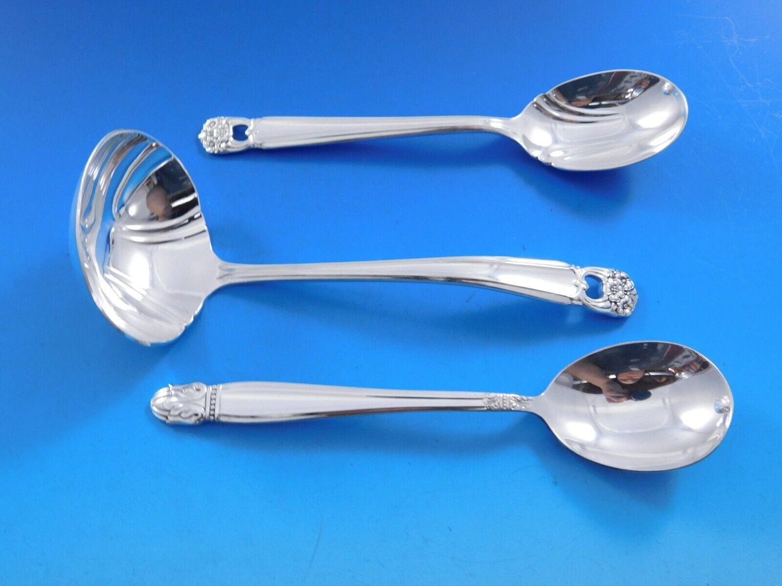 Eternally Yours by 1847 Rogers Silverplate Flatplate Set for 12 Service 72 pcs en vente 6