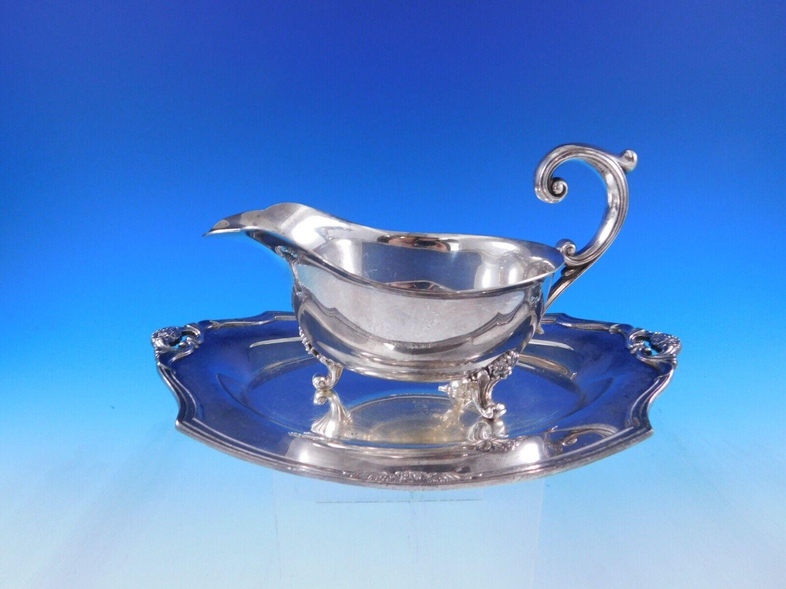 Eternally Yours by 1847 Rogers Silverplate Flatplate Set for 12 Service 72 pcs Excellent état - En vente à Big Bend, WI
