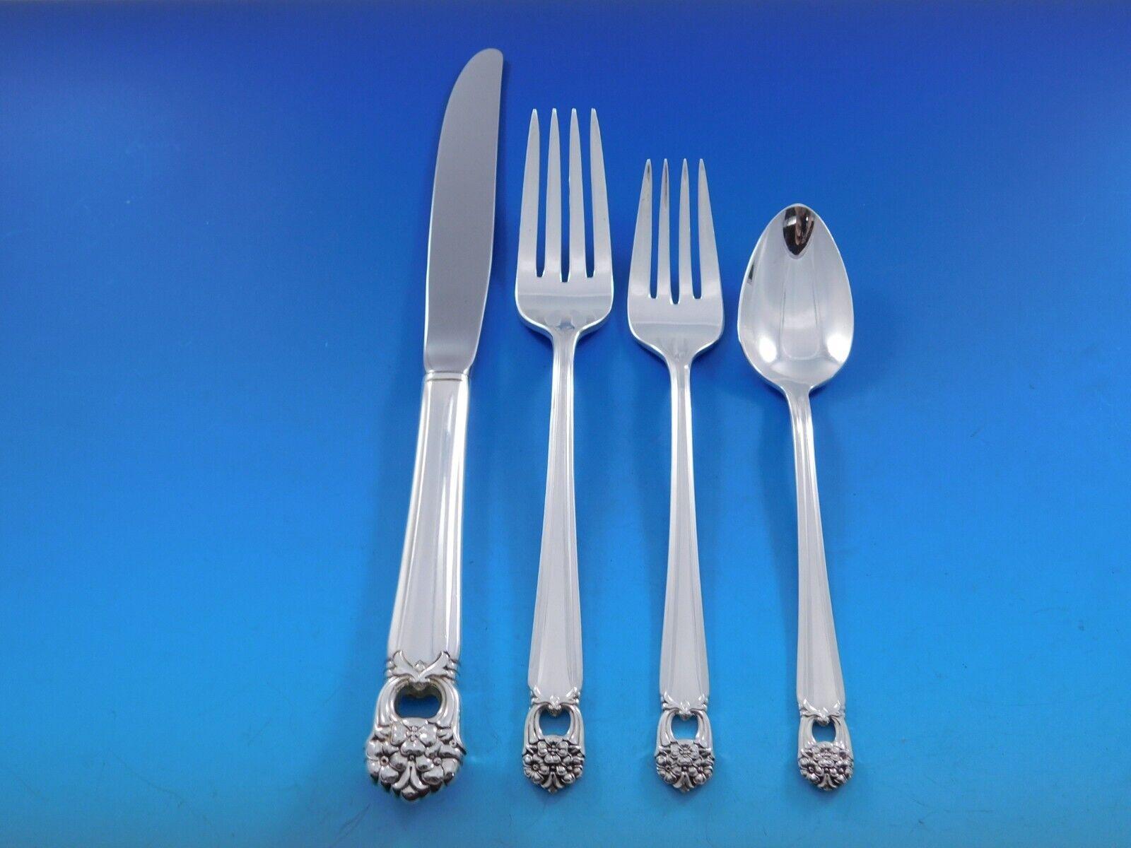 20ième siècle Eternally Yours by 1847 Rogers Silverplate Flatplate Set for 12 Service 72 pcs en vente