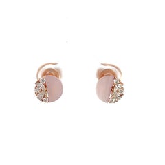 Eternelle Earrings Diamond Mother of Pearl Rose Gold for Her