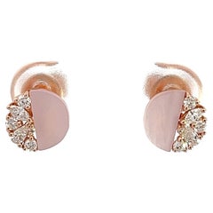 Bague Eternelle Diamant Rose Nacre Or Rose pour Elle