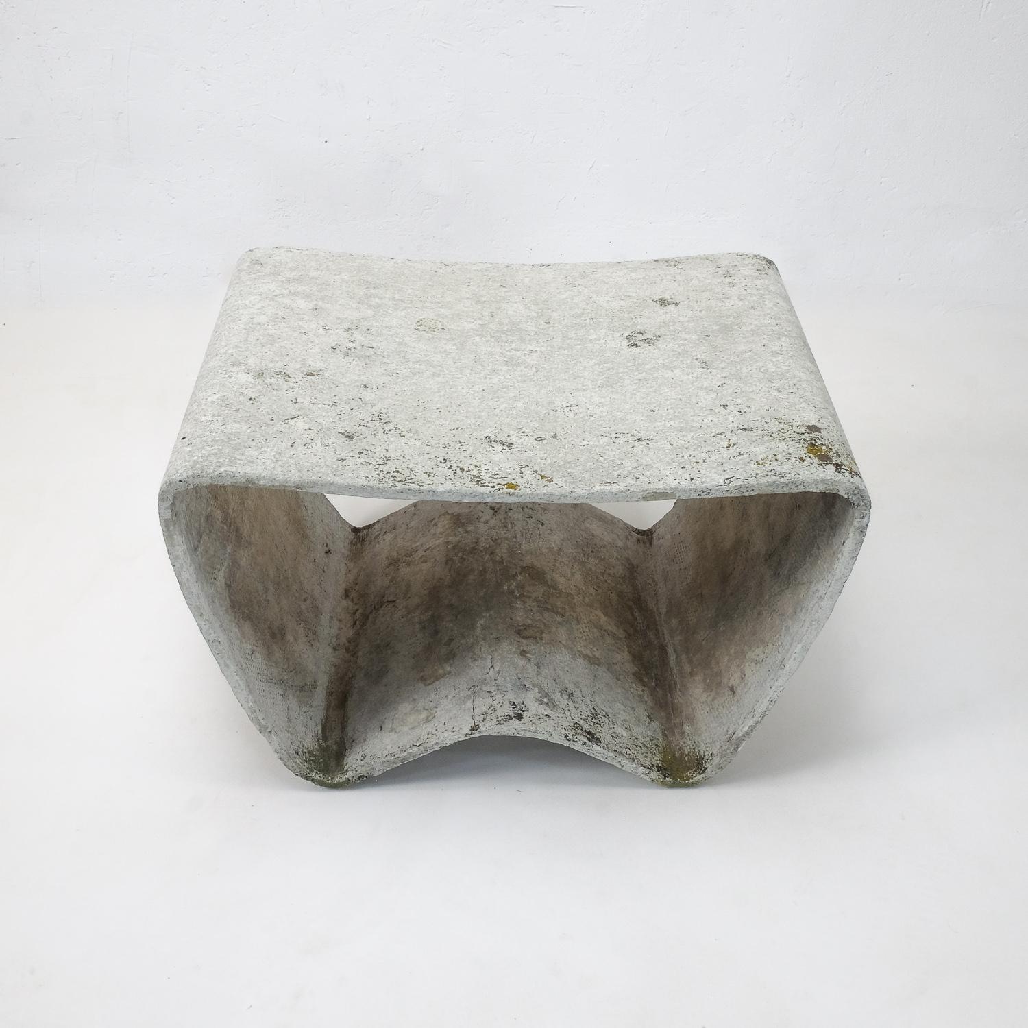 Mid-20th Century Swiss Design Classic Eternit Hocker by Ludwig Walser, 1950s For Sale