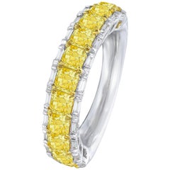 Eternity Band Half with Baguettes, 2.05 Carat