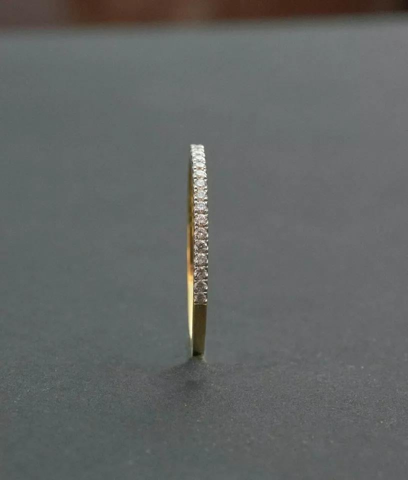 14k Solid Gold Eternity Band Natural Diamond Ring Wedding Proposal Diamond Ring.
Light weight can be worn everyday

Additional information:
Condition: New with tags: A brand-new, unused, and unworn item (including handmade items) in the original