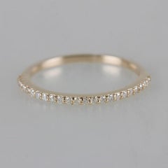 Eternity Band Ring 925 Sterling Silver Natural Pave Diamond Propose Ring For Her
