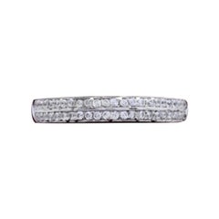 Eternity Band Ring For Women 925 Sterling Silver Moissanite Ring Beautiful Gift.