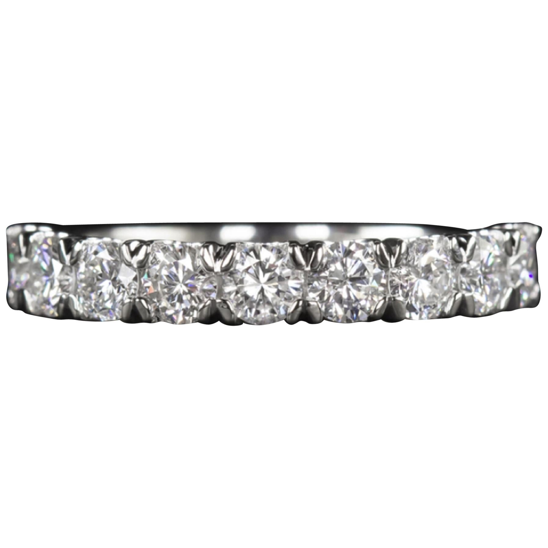 Eternity Band Ring Ideal Cut Diamond Ring
