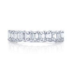 Eternity Band with Emerald Cut Diamonds