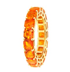 Eternity Band with Fire Opals