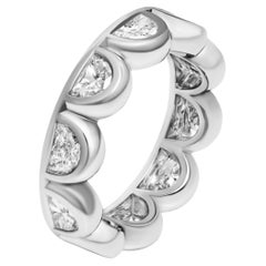 Eternity Band with Half Moon Diamonds