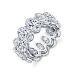 Eternity Band with Oval Cut Diamonds