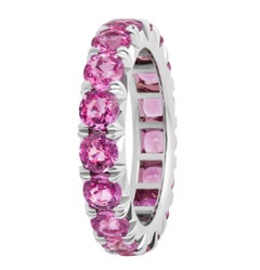 Bracelet éternel avec saphirs roses