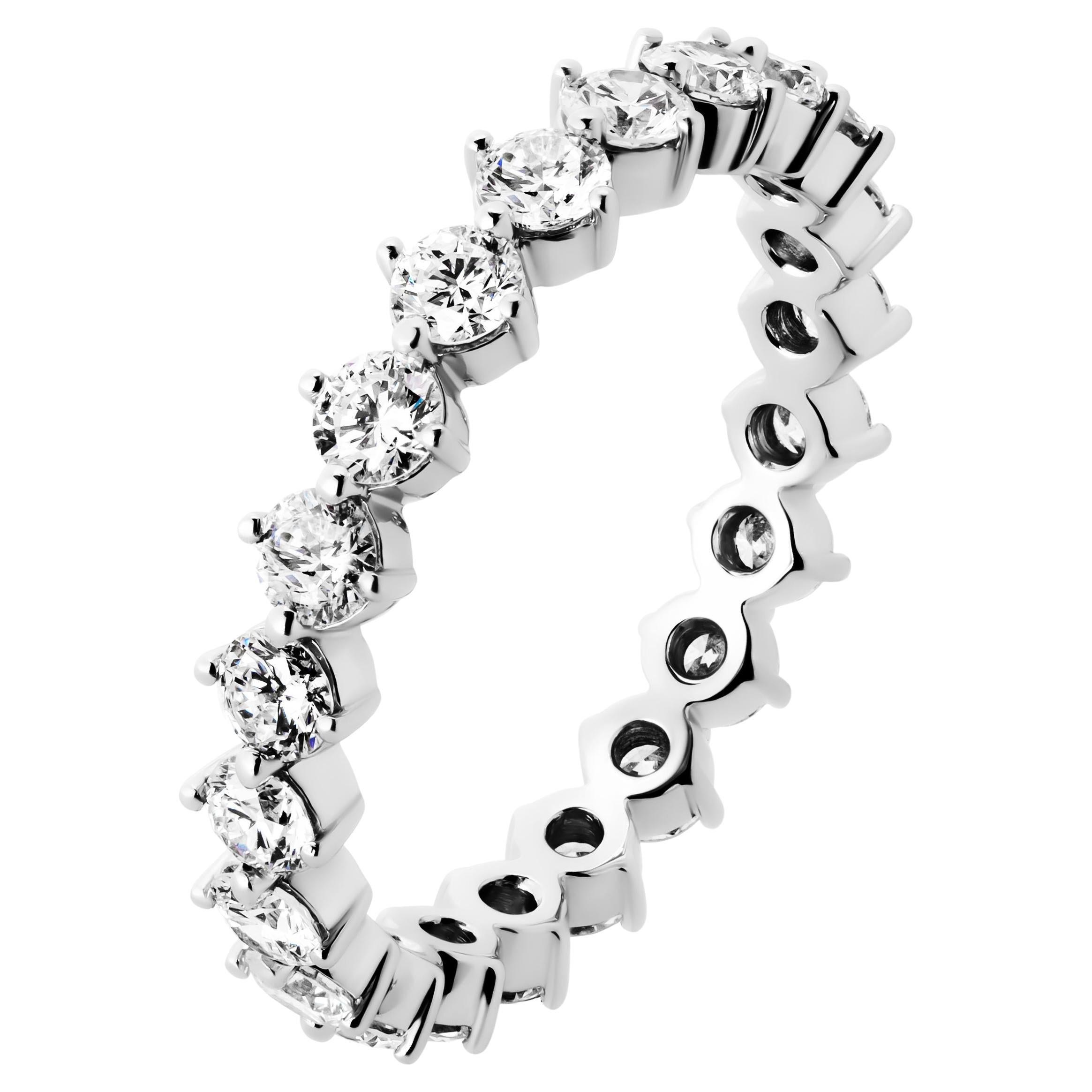 Eternity band with Round Diamonds For Sale