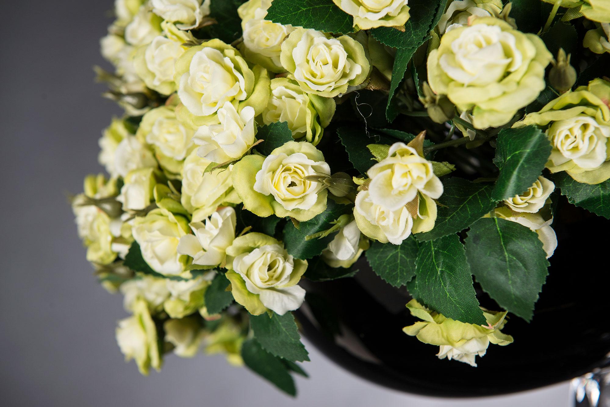 Modern Eternity Bowl Anastasia Set Arrangement, Flowers, Italy For Sale