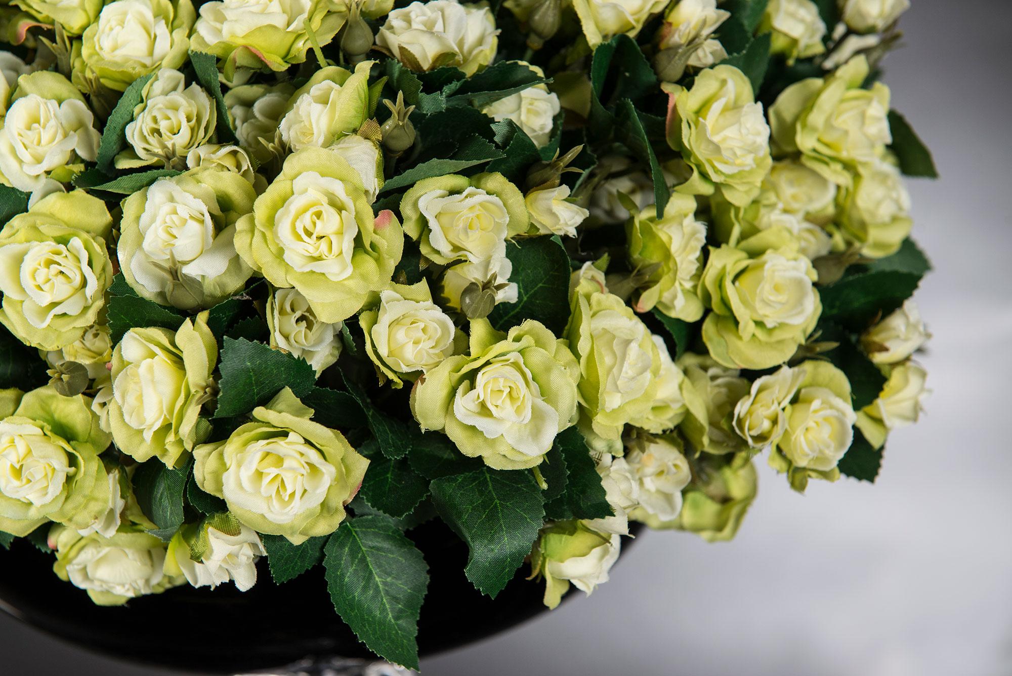 Italian Eternity Bowl Anastasia Set Arrangement, Flowers, Italy For Sale