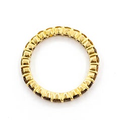 Eternity Citrine Ring in 18k Yellow Gold