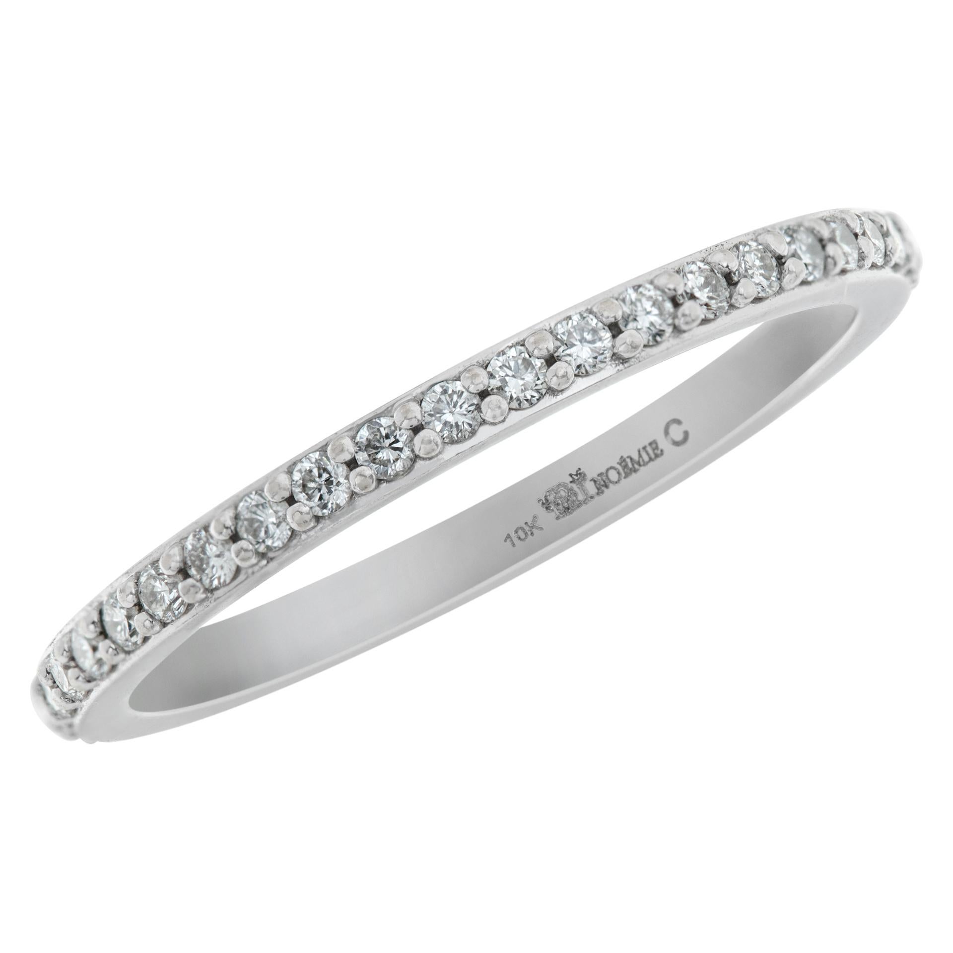 Bracelet éternel en or blanc 18k avec diamant  Excellent état - En vente à Surfside, FL