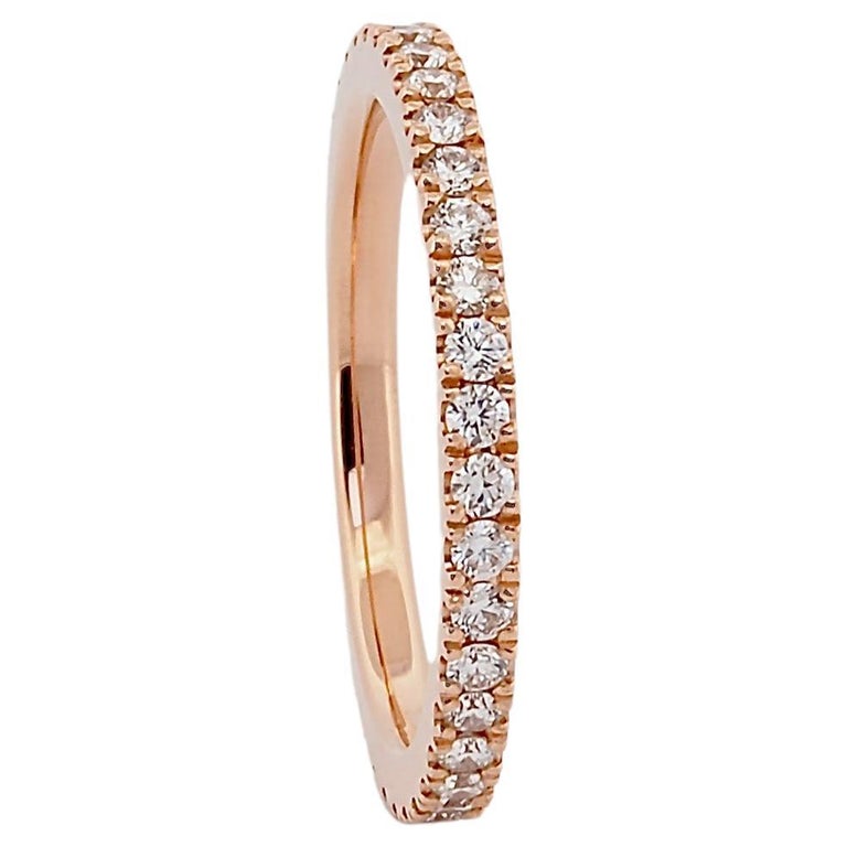 Customizable Eternity Diamond Ring in Solid Gold For Sale at 1stDibs