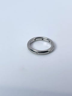 Bague d'éternité en diamant taille platine 4,5, bague de mariage en diamant naturel