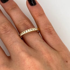 Eternity Diamond Ring Set With 0.40ct Diamonds in 14ct Yellow Gold