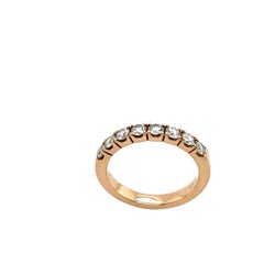 Eternity Diamond Ring Set With 0.75ct Diamonds in 18ct Rose Gold