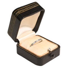 Eternity Diamond Wedding Band. 0.20ct Single Cut Channel Platinum H VS1 Engraved