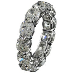 Eternity Diamond Wedding Band with Cushion Cut Diamonds 0.75 ct each, 9.56 total Eternity Diamond Wedding Band with Cushion Cut Diamonds 0.75 ct each, 9.56 total