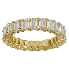 Eternity Diamond Wedding Ring in Yellow Gold