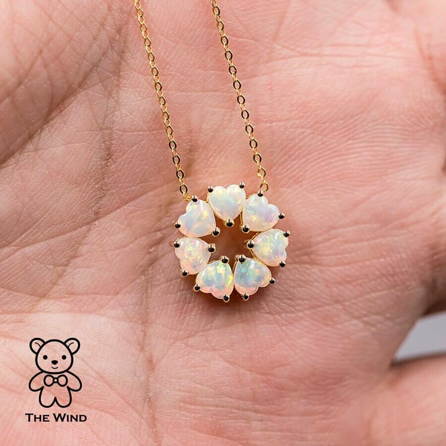 Eternity Heart Australian Crystal Opal Circle Necklace Pendant 14K Yellow Gold.


Free Domestic USPS First Class Shipping! Free Gift Bag or Box with every order!

Opal—the queen of gemstones, is one of the most beautiful gemstones in the world.