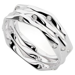 Eternity Merged Ring 18k White Gold, 0.20ct