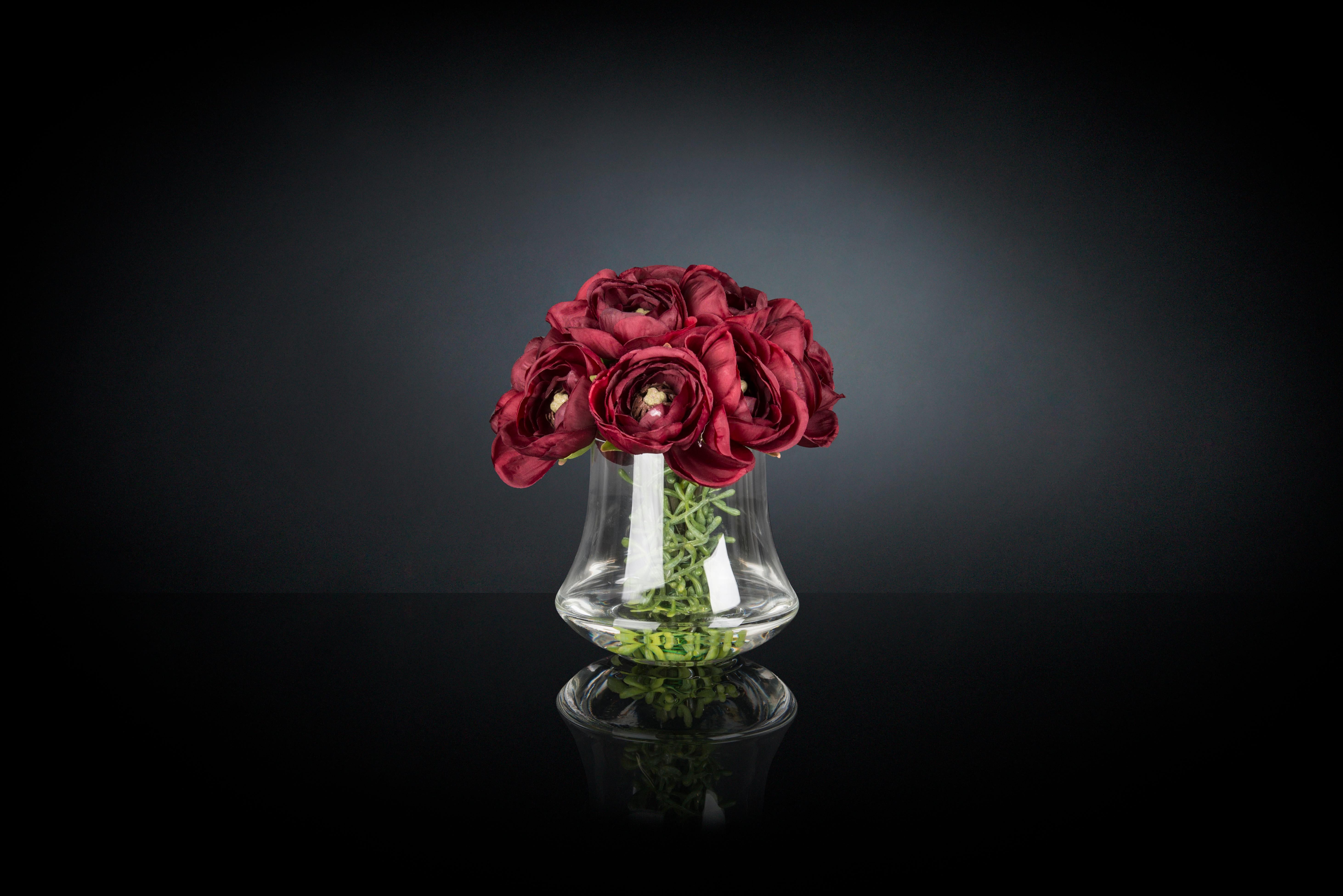 Italian Eternity Minimes Ranunculus Bouquet Set Arrangement, Flowers, Italy For Sale