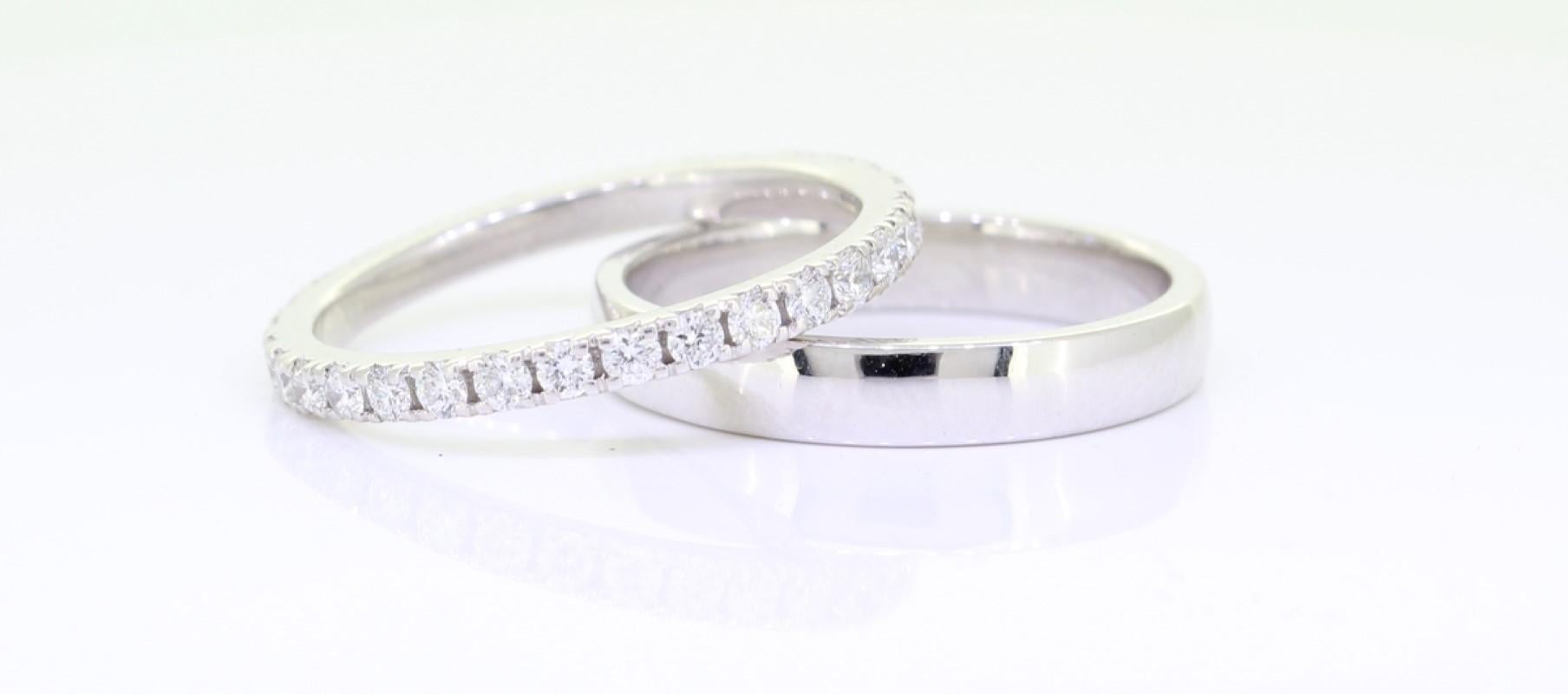 A Beautiful Handcrafted Eternity Wedding Band Ring in Platinum 950 with Natural Brilliant Cut Round Diamond . A perfect Wedding Band with toatl 0.76 Carat of Diamonds.

Natural Diamond Details
Pieces :  31 Pieces
Weight : 0.76 Carat 
Clarity of